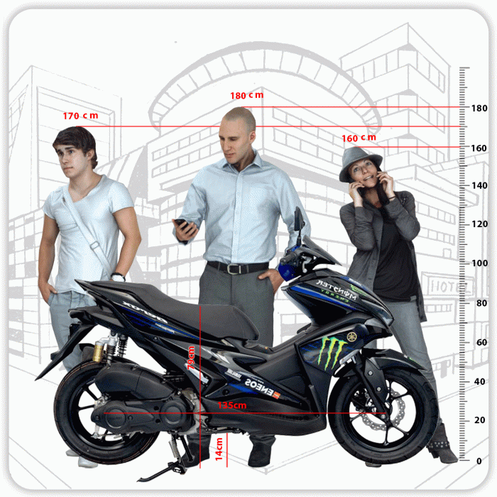 یاماها Aerox 155 - تصویر 5
